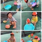 【2歳児クラス】水遊びの様子