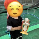 水遊び（つくし組０歳児）
